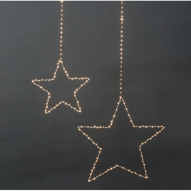 Star Light Duo Hanging Outdoor Warm White 38/58cm