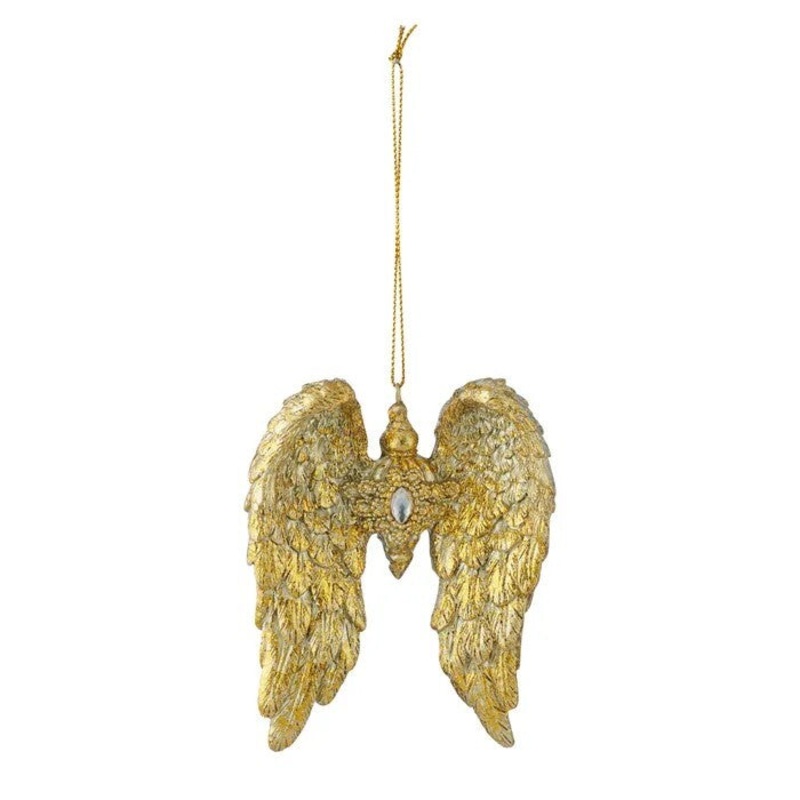 Angel Wing Gold Hanging 9cm