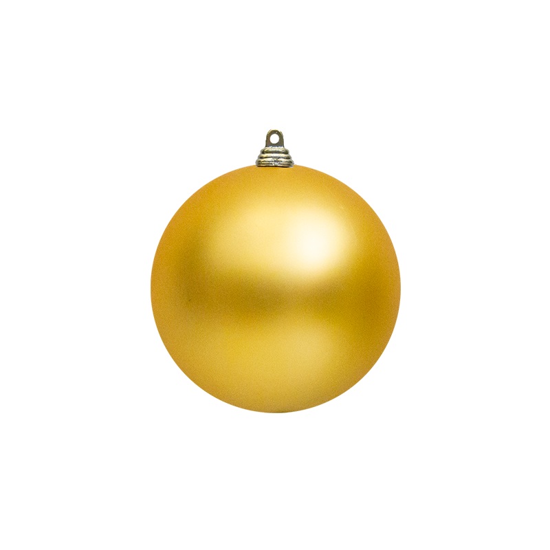 Bauble Matte Gold 100mm