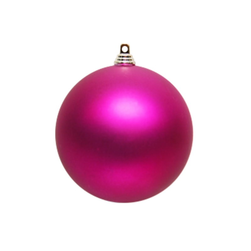 Bauble Matte Pink 100mm