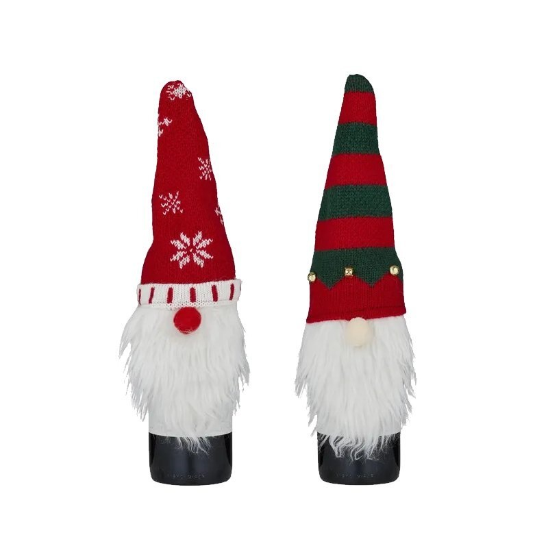 Bottle Covers Gnome Santa 28cm.