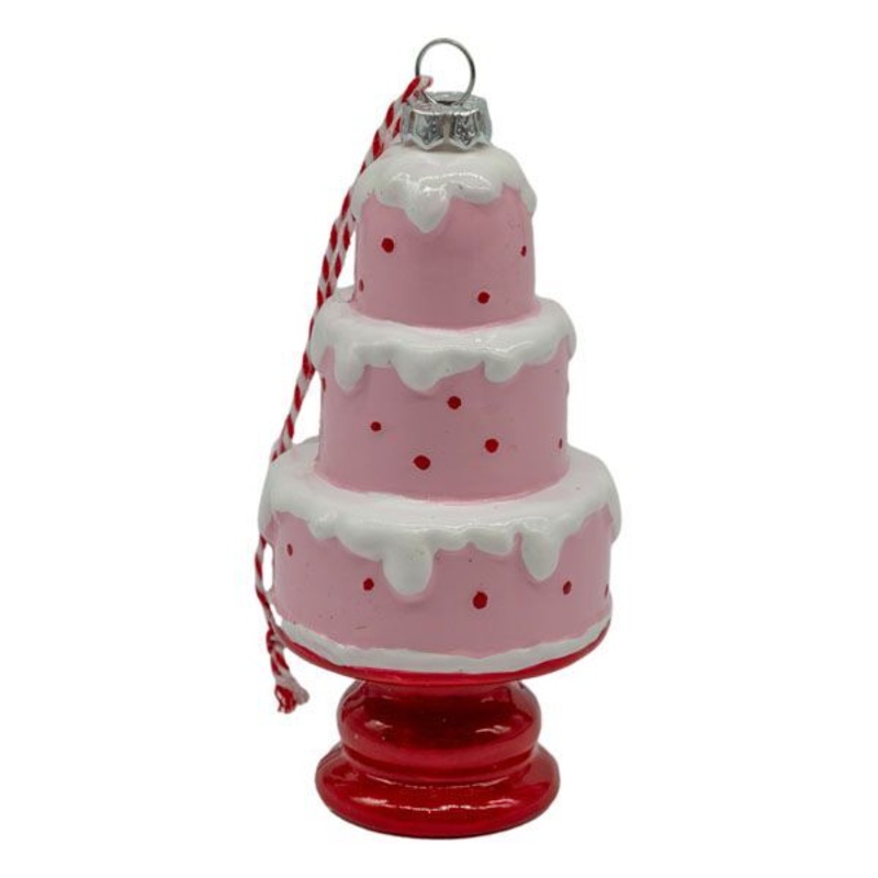 Cake Pink Hanging 11cm