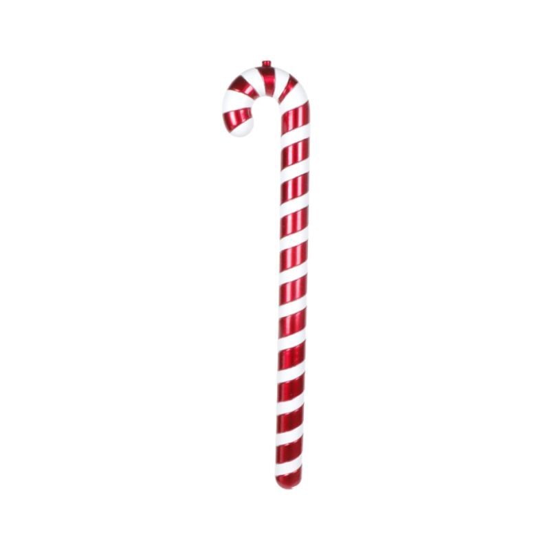 Candy Cane Red with White Stripes 90cm