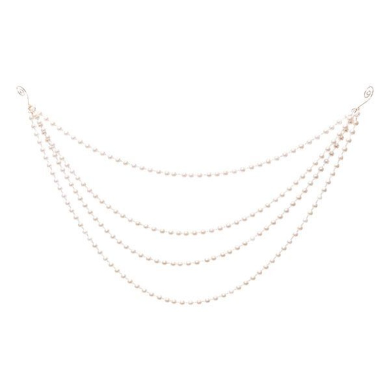 Champagne Pearl Four Strand Garland 60cm