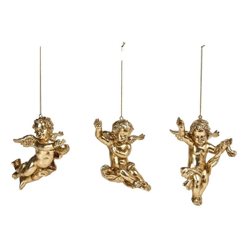 Cherub Gold Hanging Assorted 15cm.