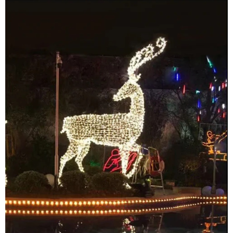 Deer Blitzen 3D Outdoor Light 2m