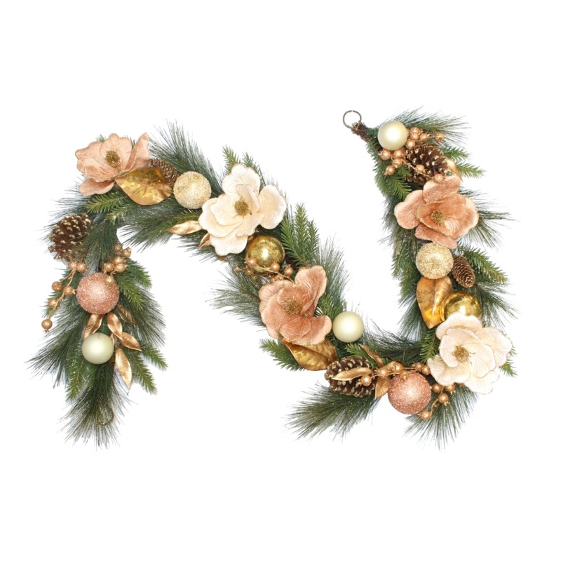 Garland Champagne Glow Florals 180cm