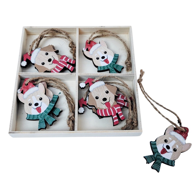 Gift Tags Christmas Dogs 15cm