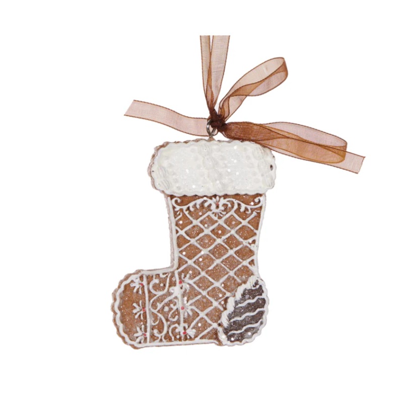 Gingerbread Stocking Hanging 8cm