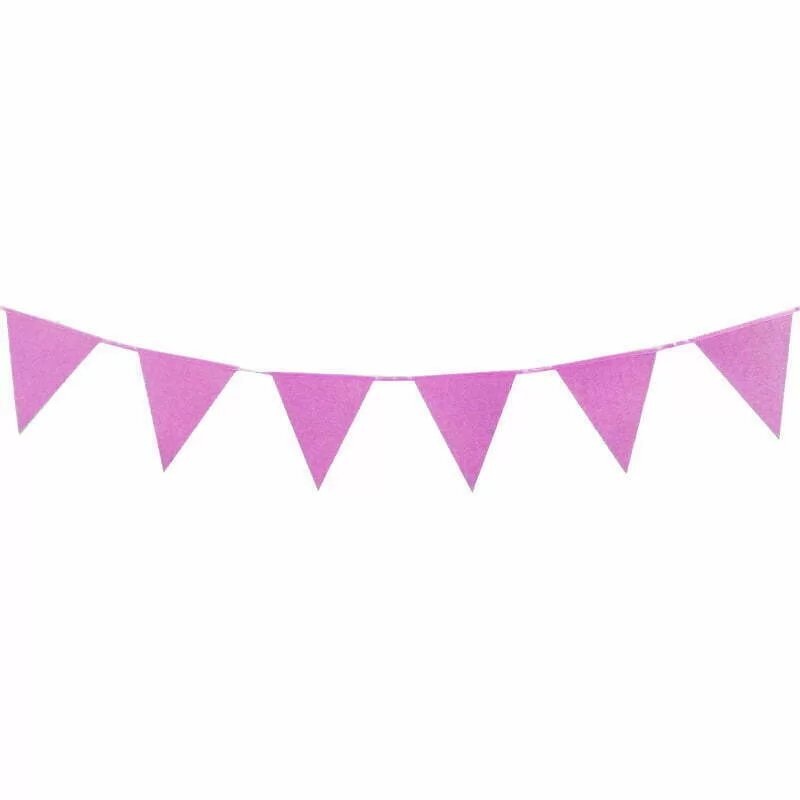 Glitter Bunting Purple 3mx18cm