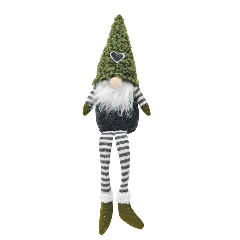 Gnome Green/Grey Long Legs 37cm