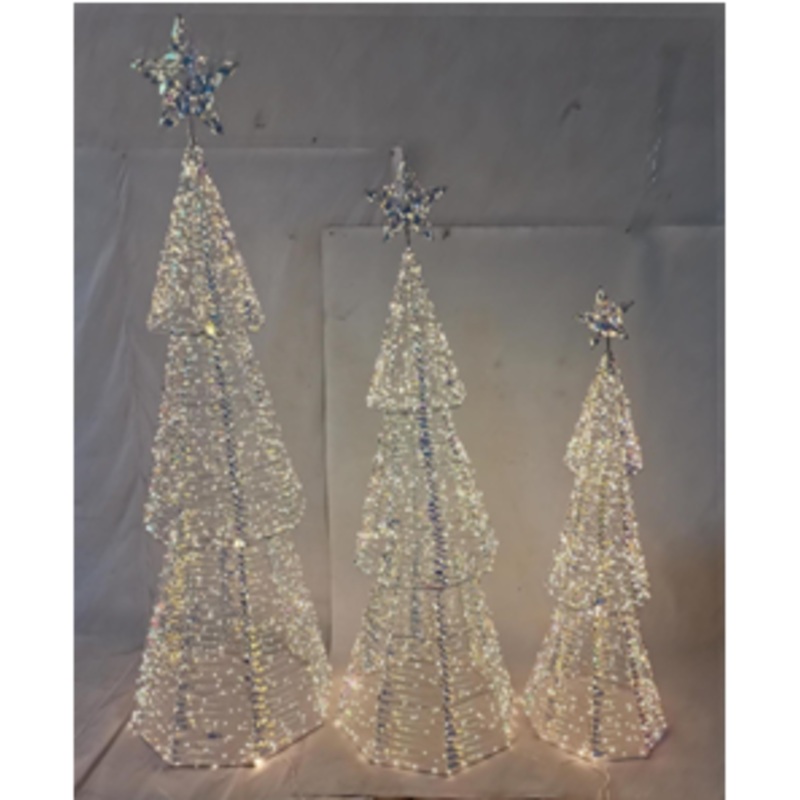 Gold Decorative Tree Light-Up 122cm