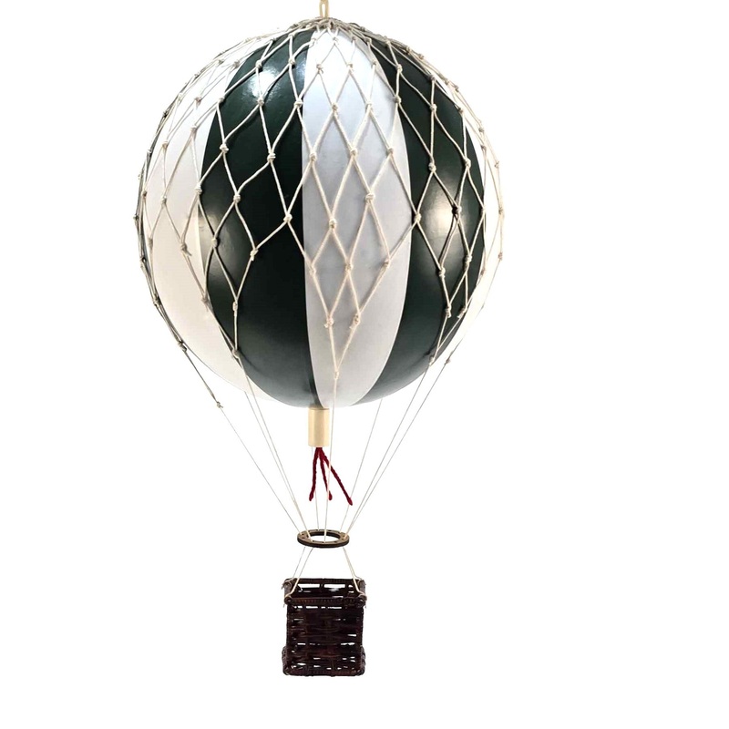 Hot Air Balloon Forest Green 36cm