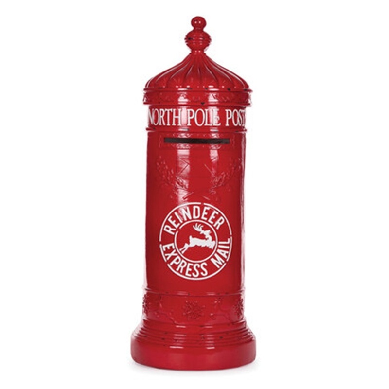 Mailbox Red Reindeer Express 77cm