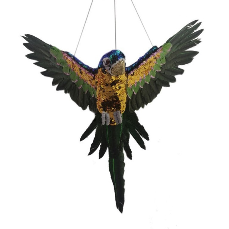 Parrot Flying Green 40cm