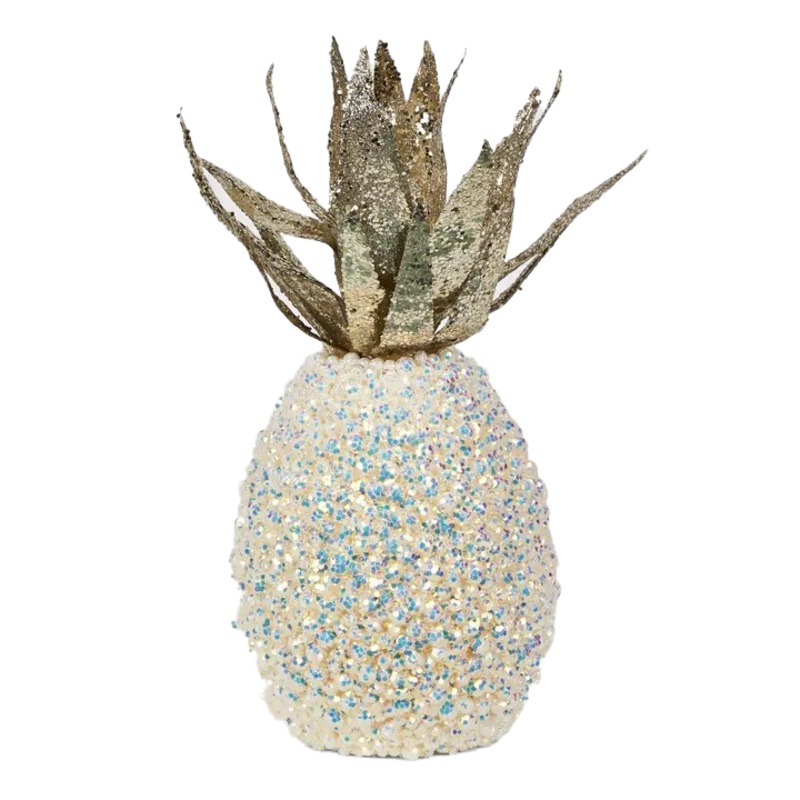 Pineapple Shimmer 39cm White