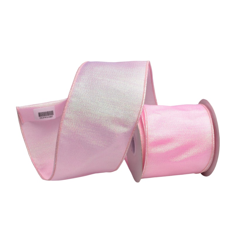 Ribbon Pink Satin 100mm