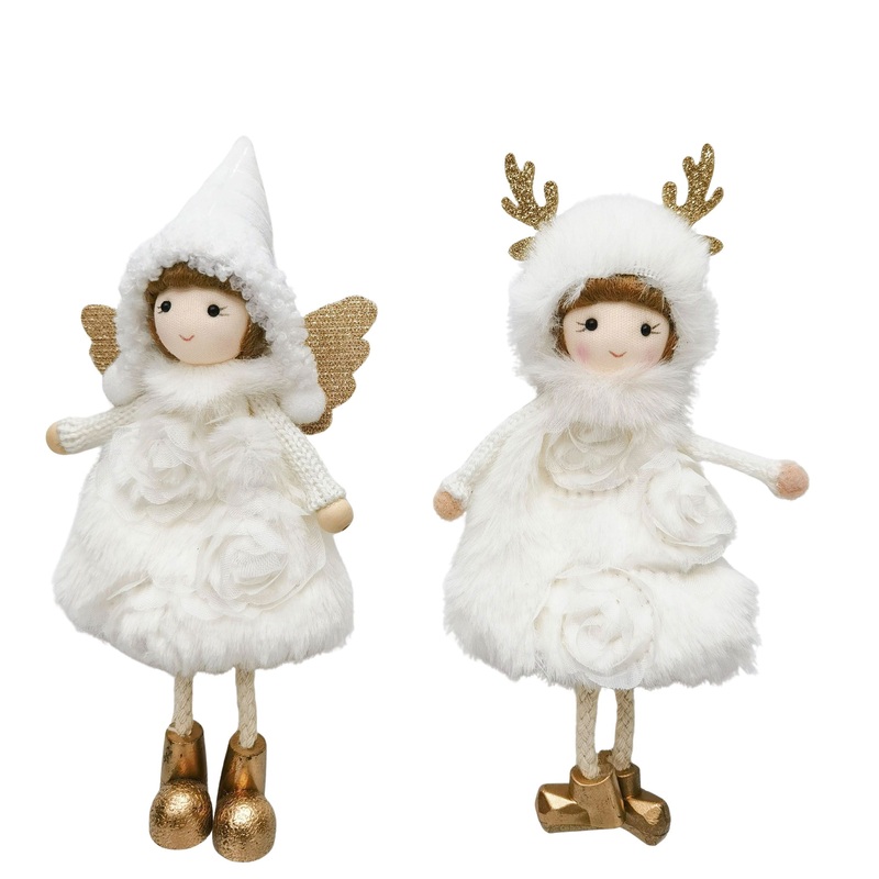 Rosie Girl Wings/Antlers Hanging 19cm.