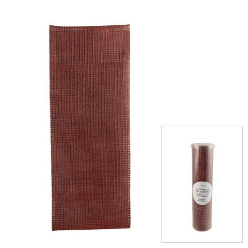 Table Runner Diamant Red 25x200cm