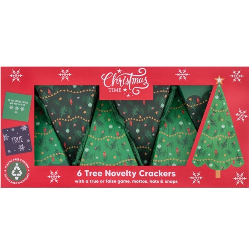Tree Pyramid Crackers Pack of 6