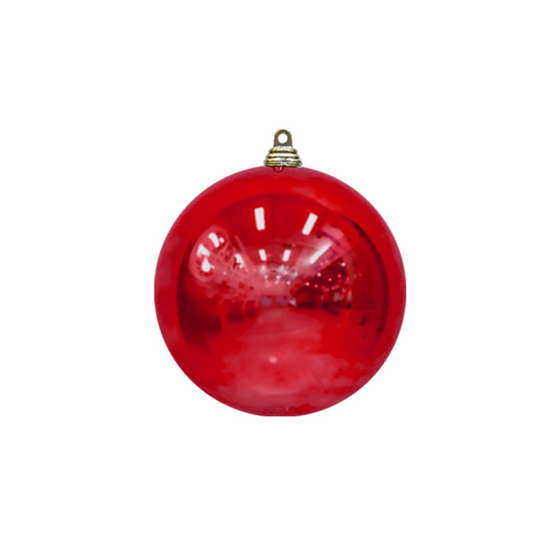 Bauble Shiny Red 100mm