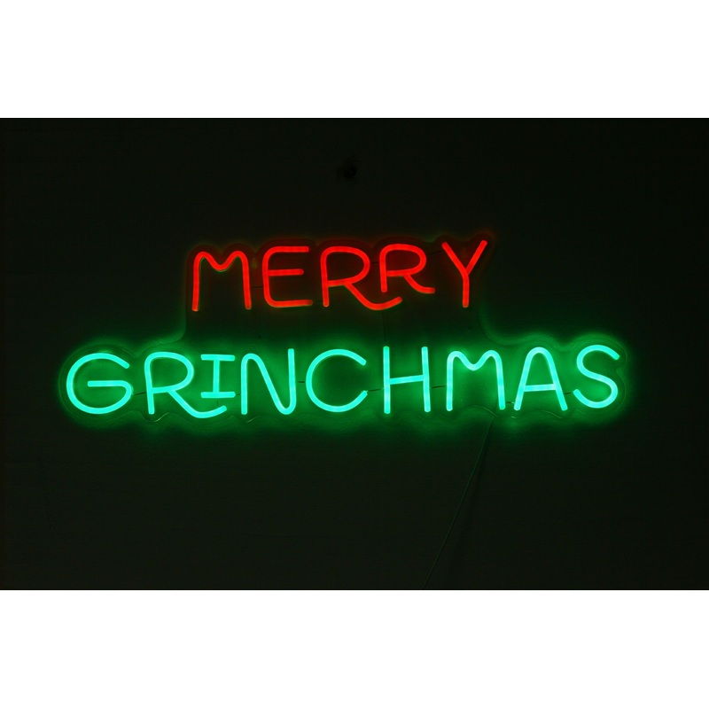 Grinchmas Red/Green Colour Neon Sign 75cm