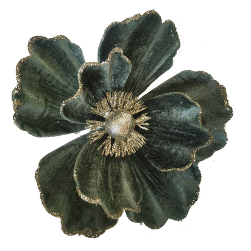 Magnolia Dark Sage Fabric Clip-On 20cm