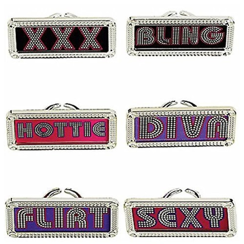 BACHELORETTE BLING RING SET