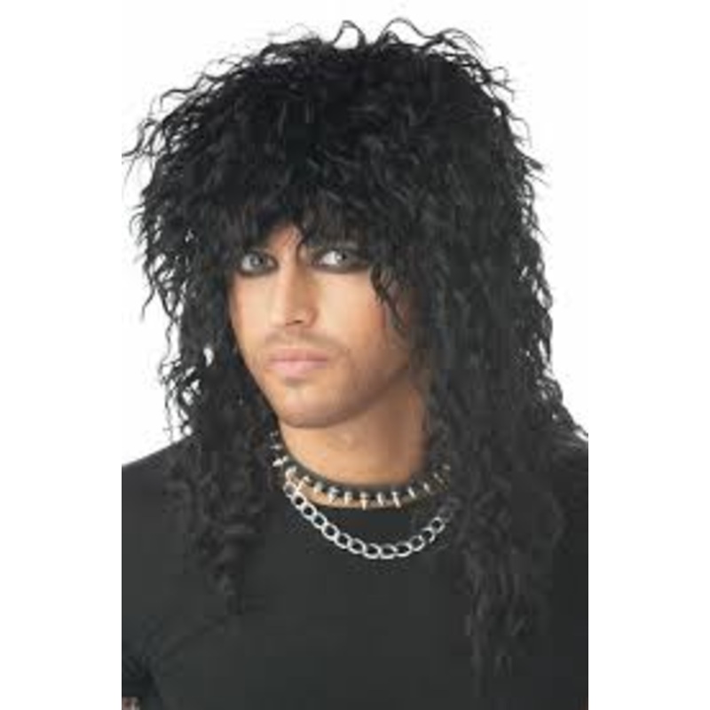 Black Headbanger Wig