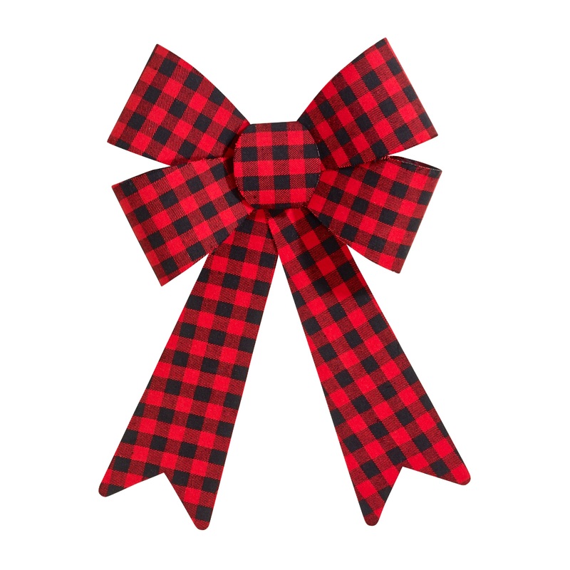 Buffalo Plaid Bow