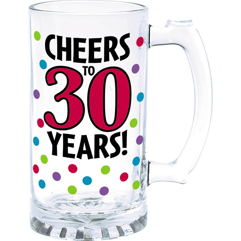 CHEERS TO 30 YEARS TANKARD