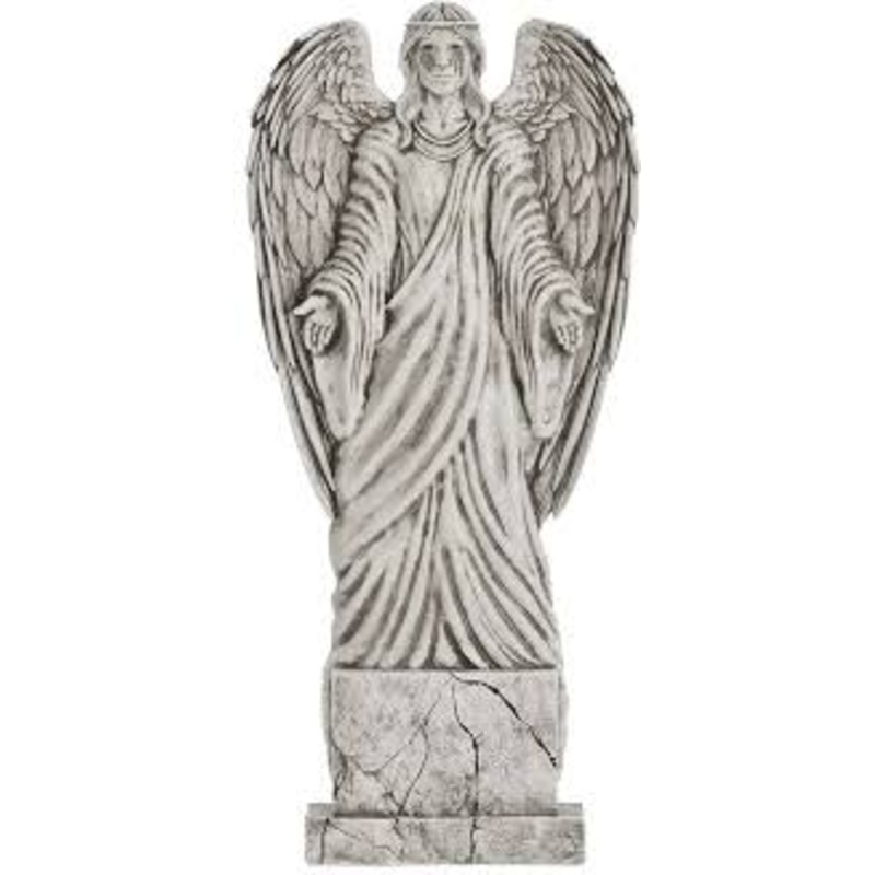 Crying Angel Styrofoam Tombstone