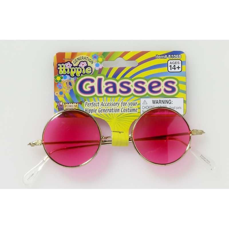 Pink Hippie Glasses