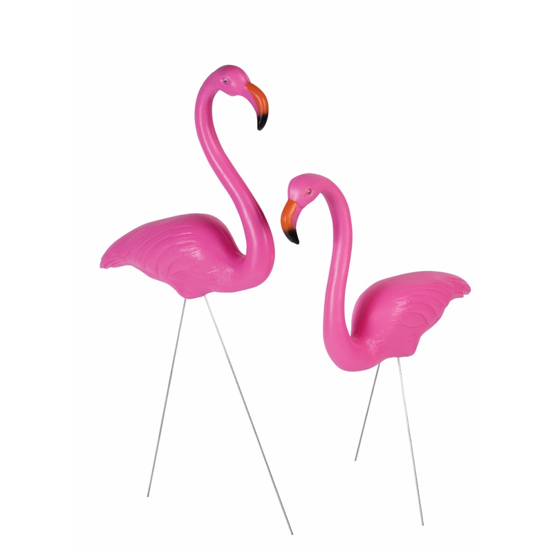 Plastic Lawn Flamingo Decorations
