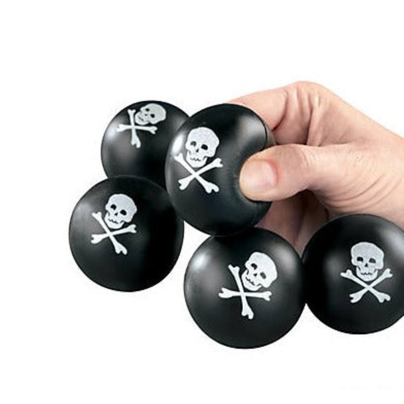 Skull and Cross Bone Stress Balls