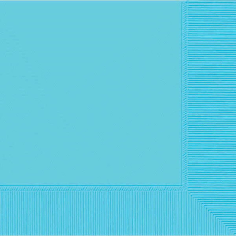 Terrific Teal Beverage Napkins - 40ct.