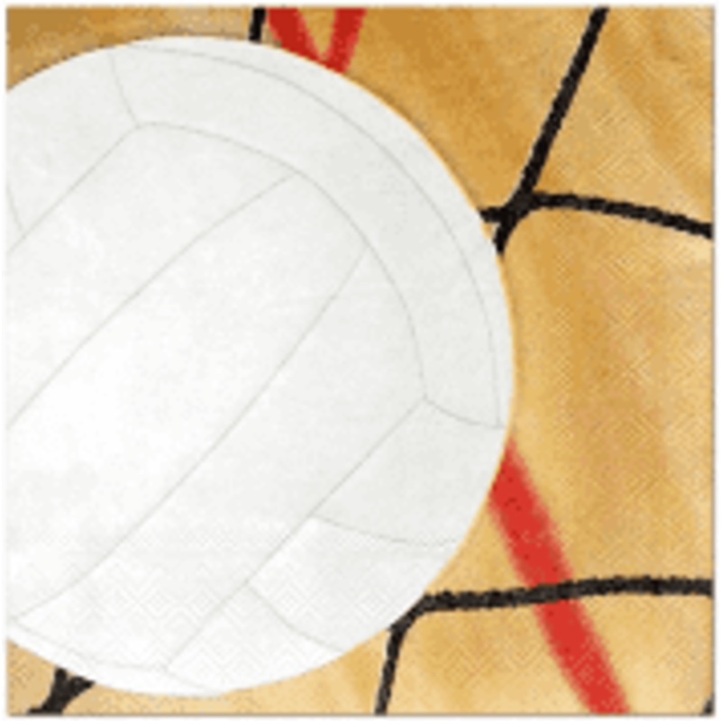 VOLLEYBALL LUNCHEON NAPKINS