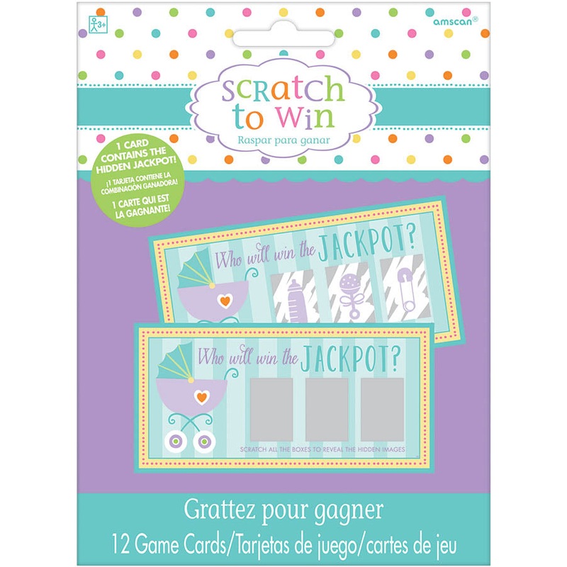 BABY SHOWER SCRATCH OFF TICKETS
