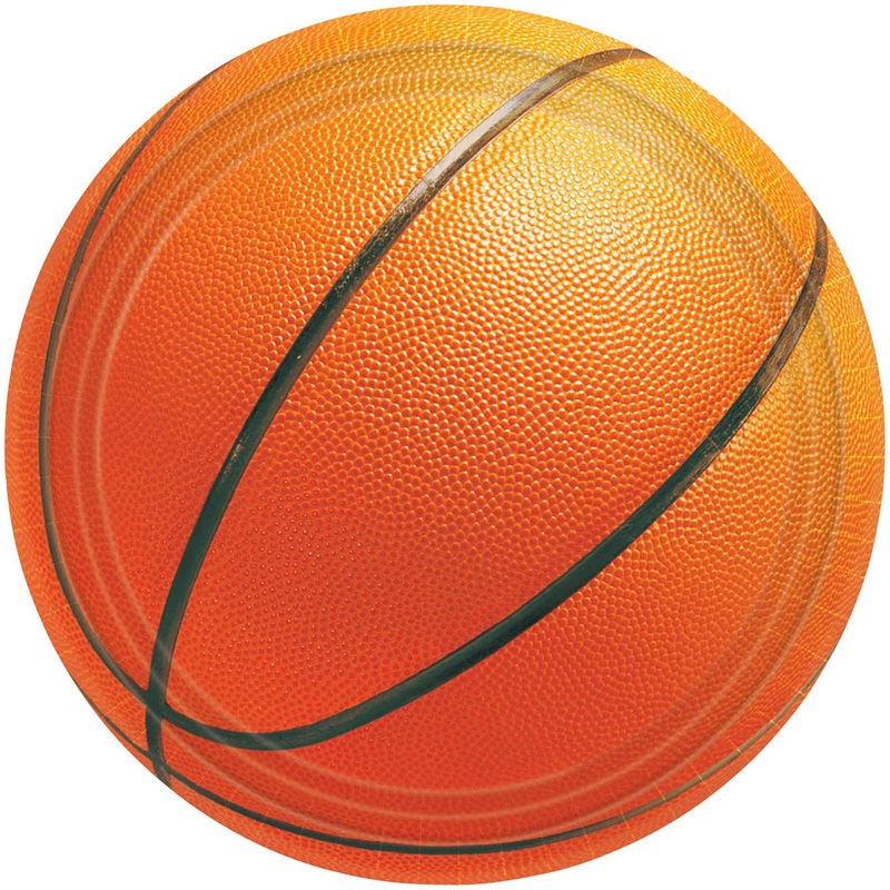 BASKETBALL FAN 10" PLATES