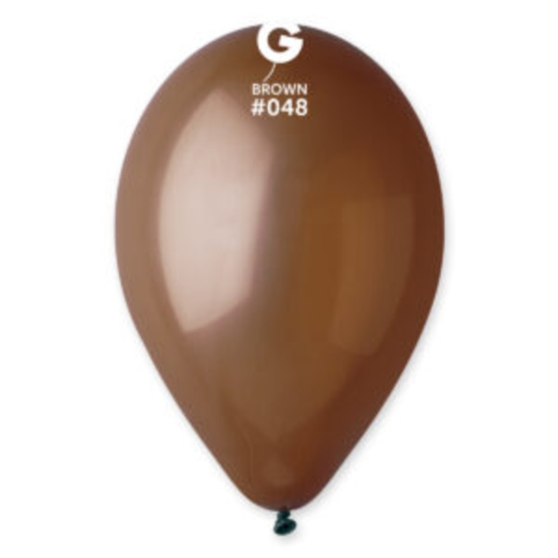 Brown Gemar Latex Balloons- #048