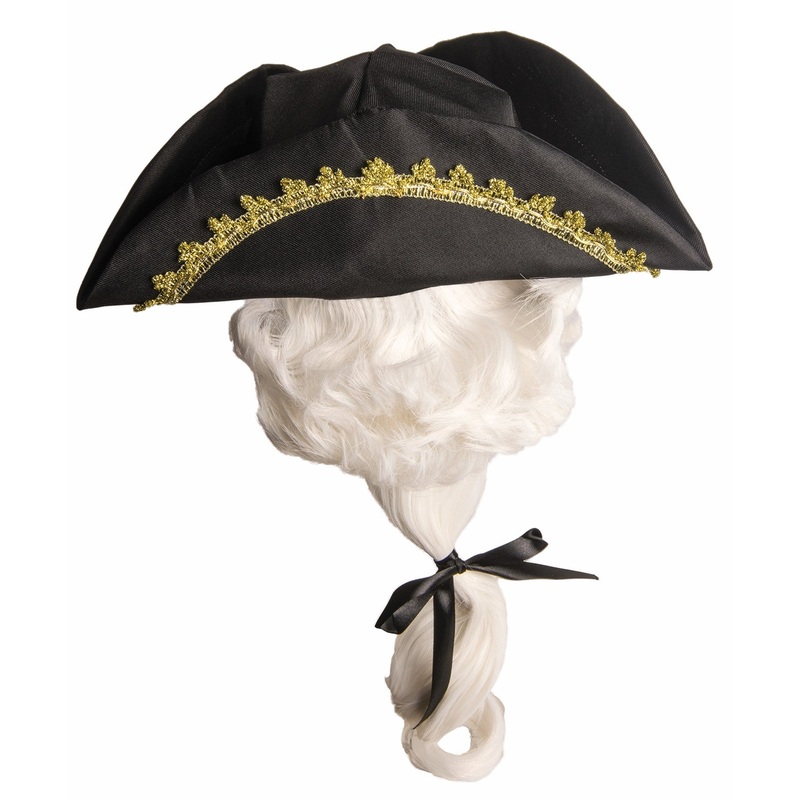 Colonial Tricorn Hat w/Wig - Child Size
