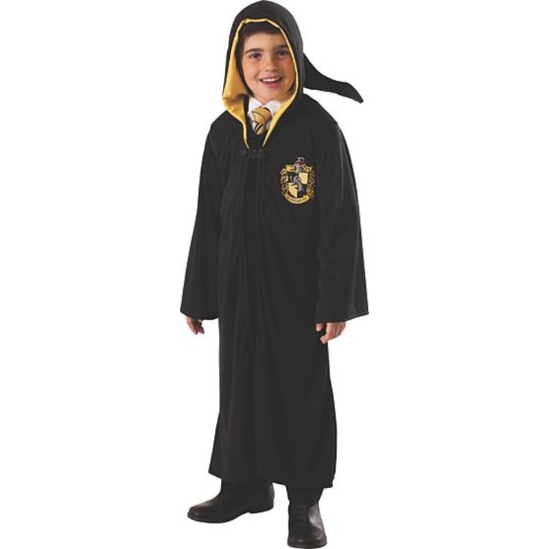 HARRY POTTER HUFFLEPUFF ROBE COSTUME - KIDS