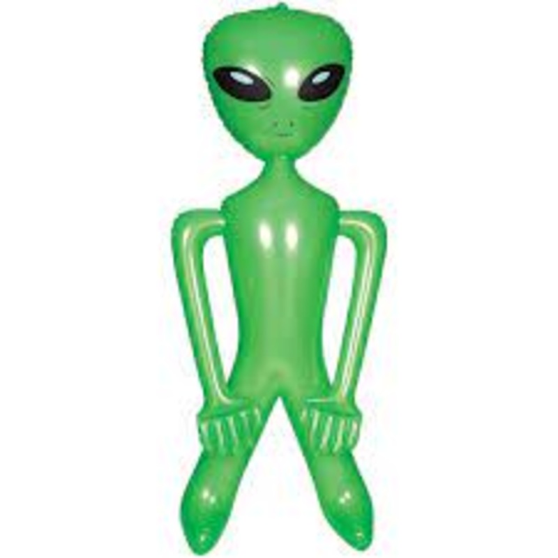 Inflatable Green Alien