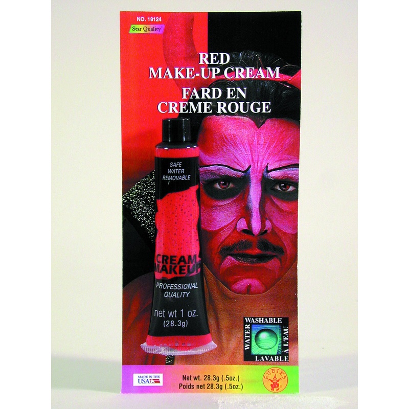 MAKE UP - RED CREAM 1 OZ TUBE