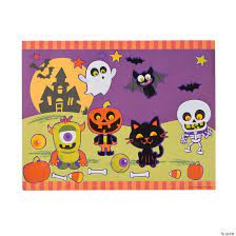 SILLY SKELETON STICKER SCENES