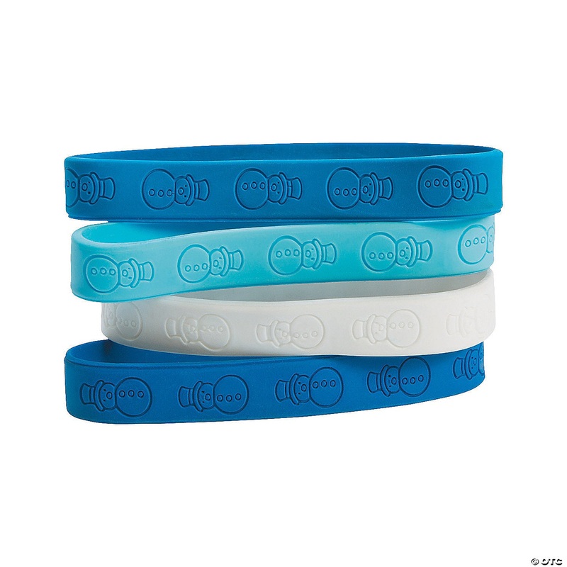 Snowman Rubber Bracelets