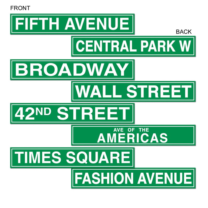 STREET SIGN - NEW YORK