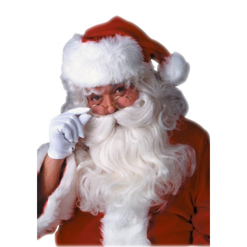 SUPER DELUXE SANTA BEARD & WIG SET