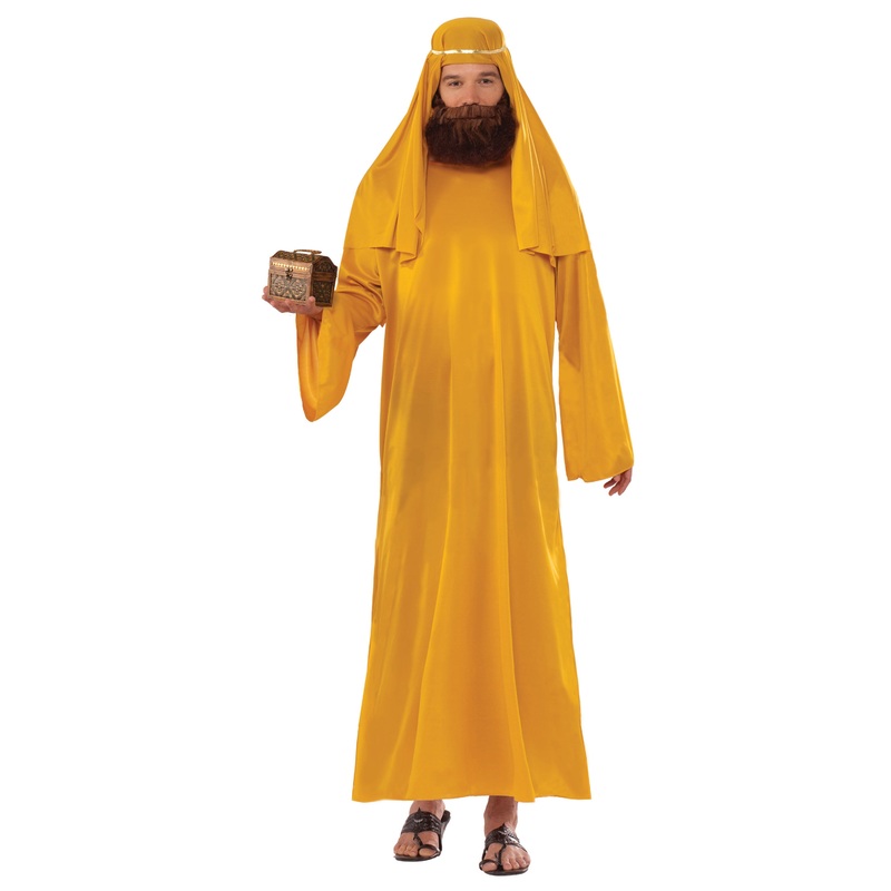 GOLD WISE MAN COSTUME - ADULT EXTRA LARGE