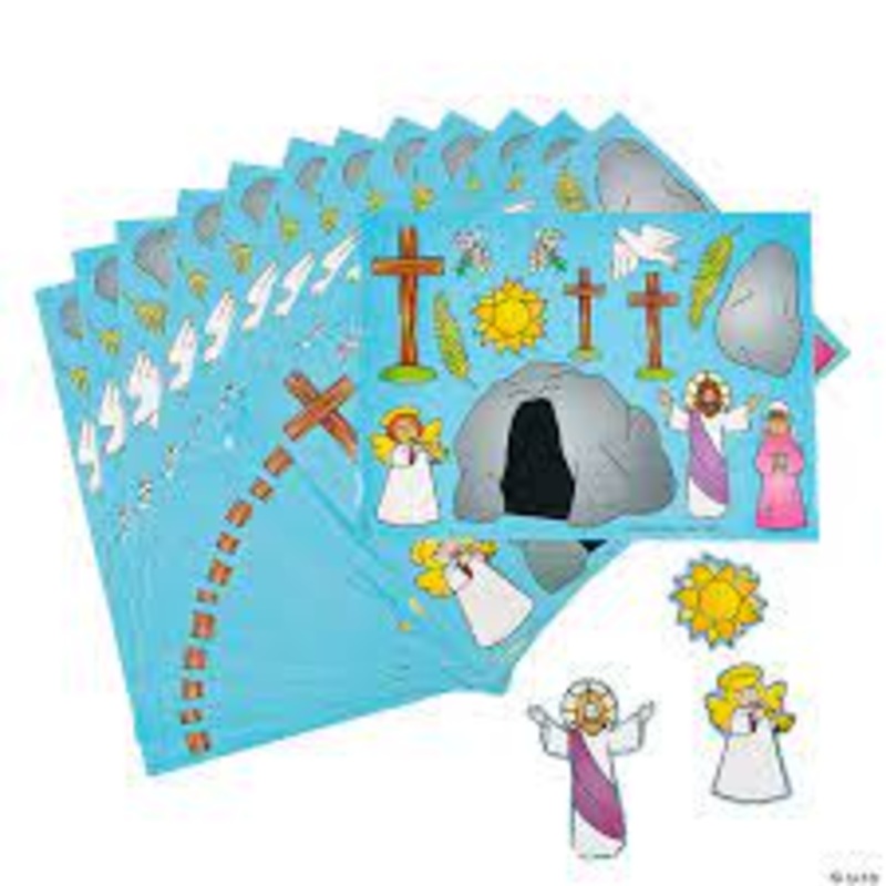 HE LIVES BUILD A SCENE STICKER SET